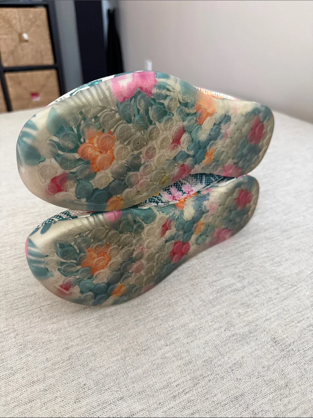 NOBULL Floral Knit Athletic Sneakers with extra floral laces